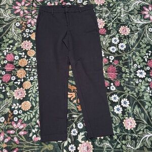 Liverpool Women's Dress Pants Straight Leg Flat Front Navy Blue Size 8/29